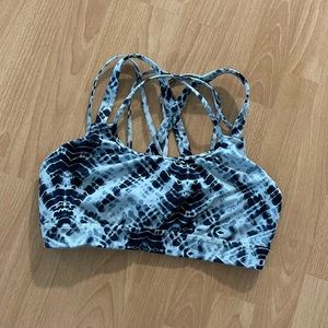 Victoria Sport Blue Tie Dye Sports Bra